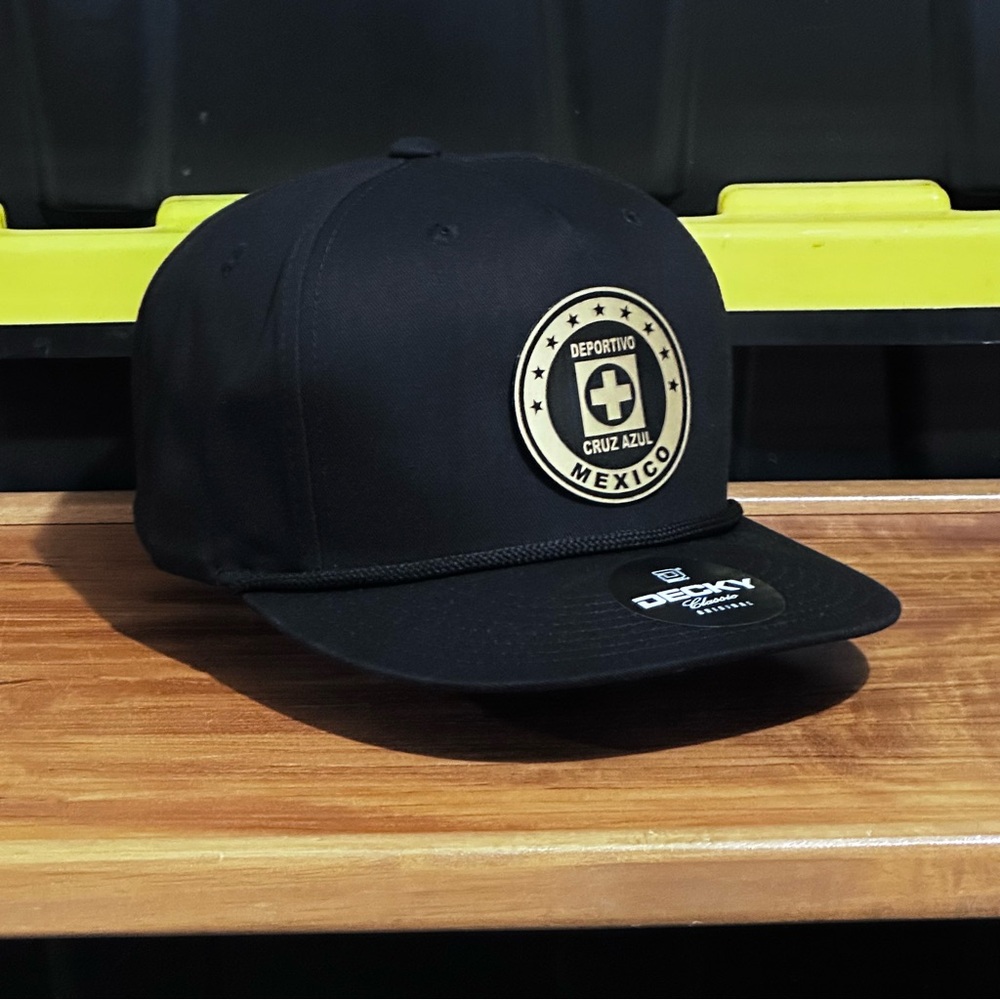 Cruz Azul Deportivo Mexico SnapBack Trucker  Hat Black Color